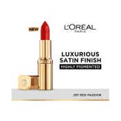 L'Oreal Paris Color Riche Satin Lipstick - 297 Red Passion (4.3 g)