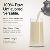 Wellbeing Nutrition Whey Protein Concentrate 27g Protein 4B CFU Probiotics Unflavored (1 kg)