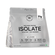 Wellbeing Nutrition Whey Protein Isolate 31g Protein 4B CFU Probiotics Unflavored (1 kg)