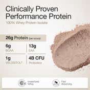 Wellbeing Nutrition Whey Protein Isolate 26g Protein 4B CFU Probiotics Dark Chocolate (1 kg)
