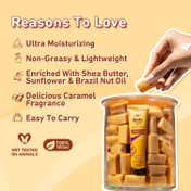 Plum BodyLovin' Vanilla Caramello Hand Cream- Ultra Moisturizing with Shea Butter (30 g)
