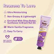 Plum BodyLovin' Vanilla Vibes Hand Cream- Ultra Moisturizing with Shea Butter (30 g)