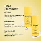 Foxtale Dewy Sunscreen SPF 70 PA++++ With Niacinamide + Provitamin B5 + Vitamin E  (15 ml)