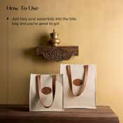 Puraveda Canvas Tote Bag Small