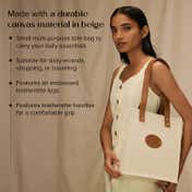 Puraveda Canvas Tote Bag Large
