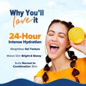 Aqualogica Glow+ Hydra Gel Moisturizer With Vitamin C & Papaya (100 g)