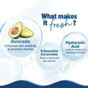 Aqualogica 5 Barrier+ Hydra Gel Moisturizer With Avocado & 5 Essential Ceramides (100 g)