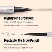 Benefit Cosmetics Mighty Fine Brow Pen - 2.75 Warm auburn (0.5 ml)