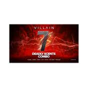 VILLAIN 7 Deadly Scents Trial Pack Of 7 X 8 Ml Pocket Liquid Perfume for Men (56 ml)