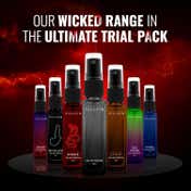 VILLAIN 7 Deadly Scents Trial Pack Of 7 X 8 Ml Pocket Liquid Perfume for Men (56 ml)