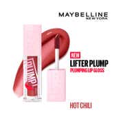 Maybelline New York Lifter Plump Plumping Lip Gloss - Hot Chili (5 ml)