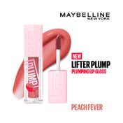 Maybelline New York Lifter Plump Plumping Lip Gloss - Peach Fever (5 ml)