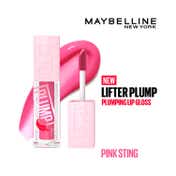 Maybelline New York Lifter Plump Plumping Lip Gloss - Pink Sting (5 ml)
