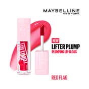 Maybelline New York Lifter Plump Plumping Lip Gloss - Red Flag (5 ml)