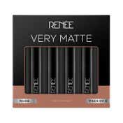 Renee Very Matte Lipsticks - Nudes (4 pcs)