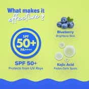 Aqualogica Bright+ Tone Up Sunscreen, Super Light, SPF 50+ PA++++ (50 g)