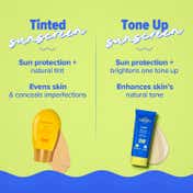 Aqualogica Bright+ Tone Up Sunscreen, Super Light, SPF 50+ PA++++ (50 g)