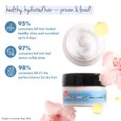 LOVE beauty AND planet Jojoba Oil, Hibiscus & Pentavitin Hydrate & Nourish Hair Mask (200 ml)