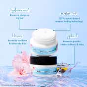 LOVE beauty AND planet Jojoba Oil, Hibiscus & Pentavitin Hydrate & Nourish Hair Mask (200 ml)