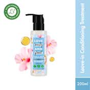 LOVE beauty AND planet Jojoba Oil, Hibiscus Hydrate Shampoo, Hair Mask & Leave-in Conditioner Combo