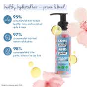 LOVE beauty AND planet Jojoba Oil, Hibiscus Hydrate Shampoo, Hair Mask & Leave-in Conditioner Combo