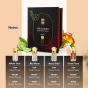 Ajmal Gold Series Attar Gift Set Alcohol Free Concentrated Perfume for Men & Women (20 ml)