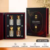 Ajmal Gold Series Attar Gift Set Alcohol Free Concentrated Perfume for Men & Women (20 ml)