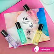 AND Eau De Parfum Gift Set for Women Long-Lasting Fragrance Luxury Perfume Collection (4 pcs)