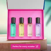 AND Eau De Parfum Gift Set for Women Long-Lasting Fragrance Luxury Perfume Collection (4 pcs)