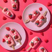 The Sass Bar Strawberries N' Cream Popsicle Soap (100 g)