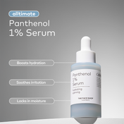 The Face Shop Alltimate Panthenol 1% Korean Serum with Hyaluronic Acid for Moisturizing(30 ml)