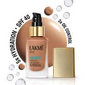Lakme 9to5 Hya Matte Foundation + Hyaluronic Acid - Neutral Chestnut (25 ml)