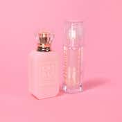 Yummy Kiss Set by Huda Beauty and Kayali – Perfume and Lip Gloss Duo
