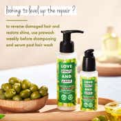 LOVE beauty AND planet Olive Oil & Peptide Bond Repair Damage Rescue Serum Creme (50 ml)