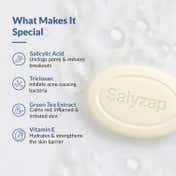Fixderma Salyzap Soap with Salicylic Acid, Tea Tree Oil & Vitamin E (75g)