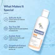 Fixderma 2% Salicylic Acid Salyzap Body Wash for Body Acne Back Shoulders Arms Acne (100 ml)