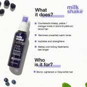 Milk Shake silver shine toning spray, leave-in conditioner (100 ml)