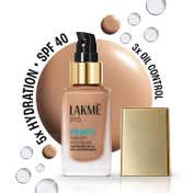 Lakme 9to5 Hya Matte Foundation + Hyaluronic Acid - Neutral Honey (25 ml)