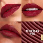 Lakme 9to5 Hya Matte Lip Liquid + Hyaluronic Acid  - Afterhours Wine (5.3 ml)