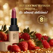 Faces Canada Comfy Matte Velvet Touch Lipstick - Berry Smoothie 04 (4.2 g)