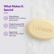 Fixderma Kojic Acid Soap Epifager Soap Fades Dark Spots Brighten and Lighten The Skin (75 g)