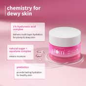 Plum 1% Hyaluronic Acid Dew It Light Gel Moisturizer Bulgarian Rose Oilfree lasting hydration (50 g)