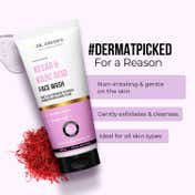 Dr. Sheth’s Kesar & Kojic Acid Facewash Pigmentation Free & Glowing Skin (100 g)