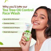 Mamaearth Tea Tree Oil Control Face Wash with Tea Tree & Neem for Normal to Oily Skin (150 ml)