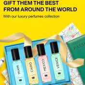 Bombay Shaving Company Luxury Perfume Gift Kit - 4 Premium Fragrances (20 ml)