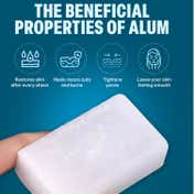 Bombay Shaving Company Shaving Alum Bar for Men (100 g)