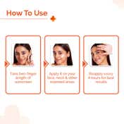 The Derma Co1% Hyaluronic Sunscreen Hydrating Gel SPF 50 PA ++++ for Sensitive Skin (50 g)