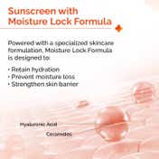 The Derma Co1% Hyaluronic Sunscreen Hydrating Gel SPF 50 PA ++++ for Sensitive Skin (50 g)