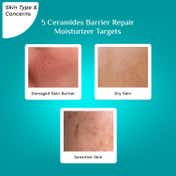 Pilgrim 5 Ceramides Barrier Repair Moisturizer with Korean CICA Lightweight & Non-Sticky (100 g)