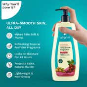 Pilgrim French Red Vine & Hyaluronic Acid Smooth Body Lotion 48H Longlasting Moisturization (400 ml)